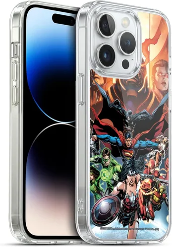 Vista 79 de Head Case Designs Funda de gel con licencia oficial de la Liga de la Justicia DC Comics #10 Darkseid War Comic Book Cover