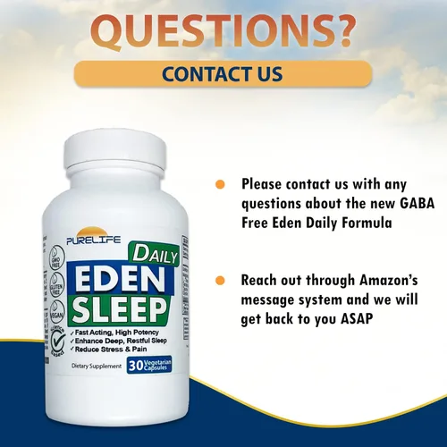 Vista 6 de Eden Daily Sleep [Nueva fórmula libre de GABA] - Duerme más rápido, relaja tu cuerpo, promueve un sueño profundo y reparador (30 cápsulas veganas)