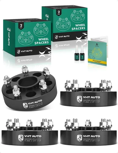 Vista 13 de YHTAUTO - Adaptadores de rueda centrados en el cubo de 5 x 4.5 a 5 x 5 de 1.25 pulgadas, compatibles con ruedas Jeep JK XK WJ WK en YJ TJ XJ KK KJ