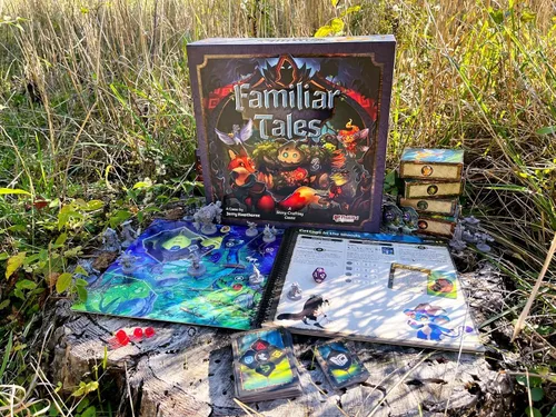 Vista 2 de Familiar Tales - Juego de mesa Cooperative Deck-Building Fantasy Adventure! Juego de estrategia para niños y adultos, a partir de 8 años, 1-4