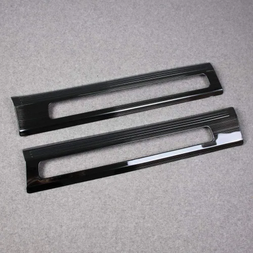 Vista 4 de Para Volvo XC90 2016 2017 2018 2019 2020 2021 2022 2023 2024 2025 Cubierta de placa de umbral de puerta interior (negro)