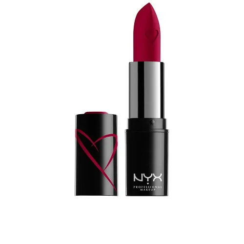 Vista 20 de NYX PROFESSIONAL MAKEUP - Lápiz labial satinado Shout Loud, infundido con manteca de karité - 1999 (Taupe)