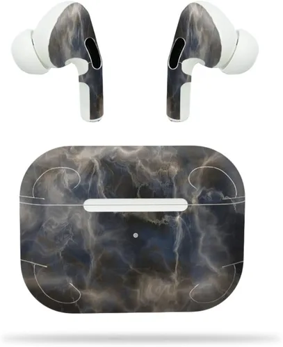 Vista 11 de MightySkins - Compatible con Apple Airpods Pro - Mármol ámbar Funda protectora de vinilo duradera y única Fácil de aplicar, quitar y cambiar