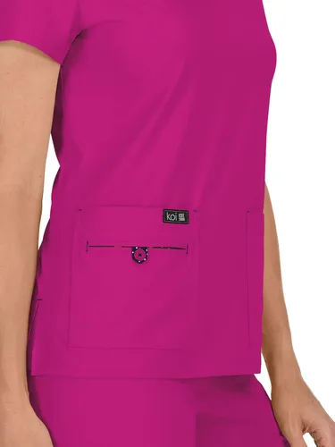 Vista 3 de KOI Basics 373 Becca - camisa médica para mujer