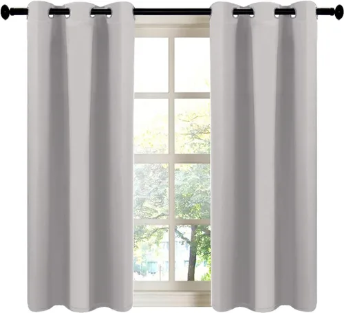 Vista 98 de LA PALMA Cortinas opacas con aislamiento térmico y ojales, para sala de estar, dormitorio, paquete de 2 paneles