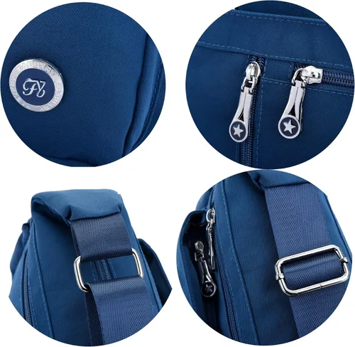 Vista 5 de Fabuxry - Bolsas y Bolsos de Hombro para Mujer Bolso mensajero