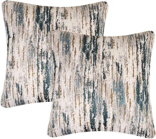 Vista 10 de Yeiotsy Paquete de 2 fundas de almohada decorativas de estilo nórdico para sofá, cama, silla de tarjetas, fundas de cojín geométricas, fundas