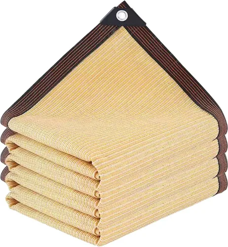 Vista 8 de Paño de sombra – Pergola 90% tela de sombra para exteriores con ojales para pérgola, patio, glorieta, terraza, jardín, porche, trigo (3 x 6 pies)