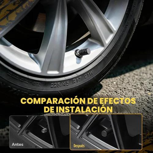 Vista 5 de SINGARO 12 tapas de vástago de válvula de neumático, accesorios exteriores de automóvil, cubierta de válvula de aleación de aluminio universal