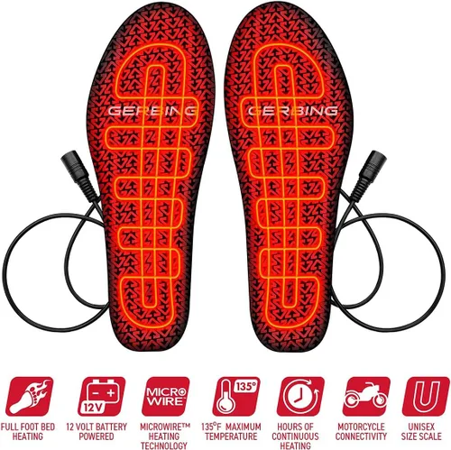 Vista 5 de Gerbing Plantillas calefactables para motocicleta de 12 V