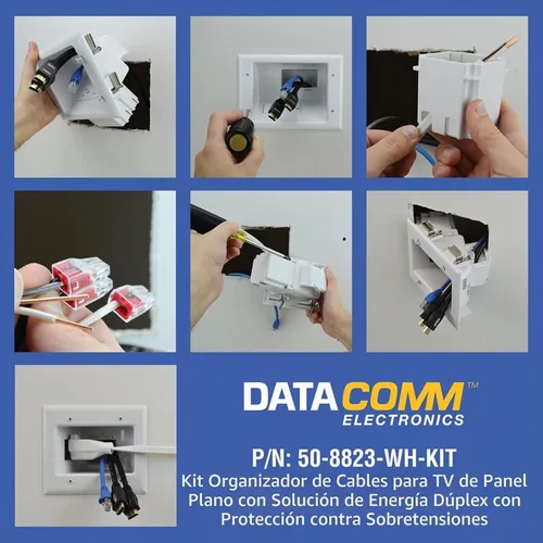 Vista 9 de DataComm Electronics Kit de alimentación empotrado, administración