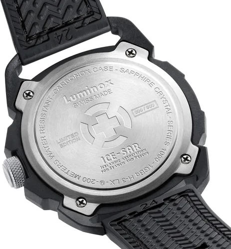 Vista 5 de Luminox ICE-SAR Arctic XL1003 - Reloj militar de 166 pulgadas con función de fecha 6562ft resistente al agua Negro 44 mm Militar