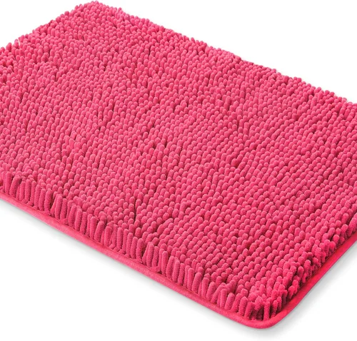 Vista 171 de Yeaban Alfombra de pasillo de baño de 24 x 72 pulgadas, antideslizante, alfombra de baño larga de felpilla gruesa, absorbente y lavable, alfombra