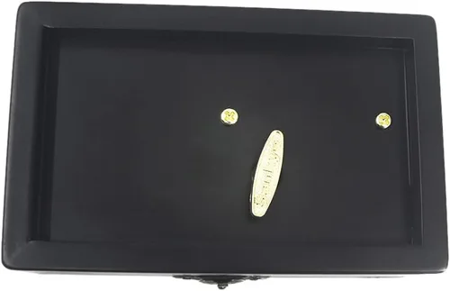 Vista 5 de ROSIKING Caja de música de madera con mecanismo de espejo, joyería tallada, cajas musicales, Navidad, cumpleaños, día de San Valentín, regalos Plays