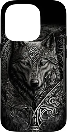 Vista 17 de Stylish Viking Wolf Design Wild Animal Viking Wolf Case for iPhone 17