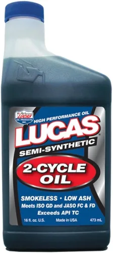 Vista 9 de Aceite semisintético de 2 ciclos, de la marca Lucas Oil