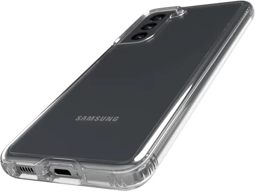 Vista 4 de tech21 EvoClear - Funda para Samsung S21 5G con protección contra caídas de 12 pies