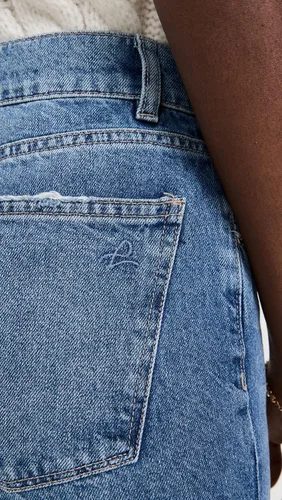 Vista 6 de DL1961 Hepburn pierna ancha para mujer jeans vintage de tiro alto