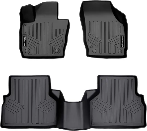 Vista 25 de MAXLINER Juego de alfombrillas de piso y forros de primera fila para Audi A4 / S4 Sedan / A4 Allroad 2017-2025