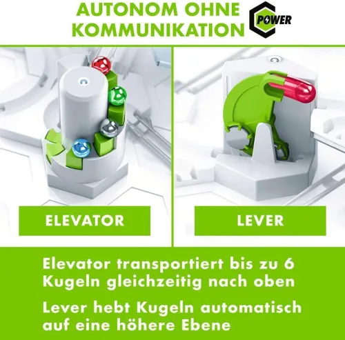 Vista 10 de Ravensburger Interacción de extensión de potencia GraviTrax STEM y juguete de construcción Juego de carreras de mármol y laberinto Sistema