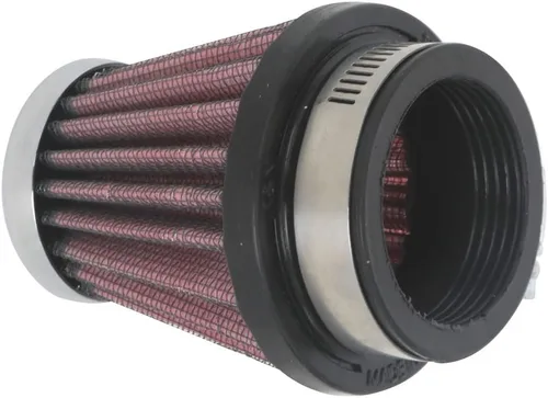Vista 2 de K&N Filtro de aire universal con abrazadera: alto rendimiento, Premium, lavable, Filtro de repuesto: Diámetro de la brida: 1.875 in, Altura