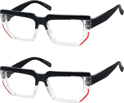 Vista 11 de Eyekepper Lupa de mano gafas de lectura plegables Metalless Lectores sin tornillos con correa para el cuello - Negro +0.50