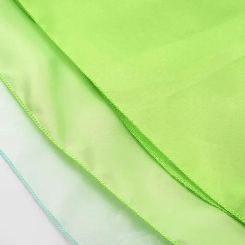 Vista 7 de Vestido de fantasía verde de flores de hada Tinker Bell para niñas
