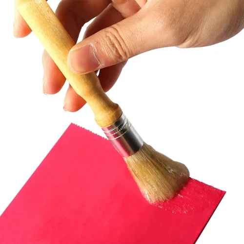 Vista 5 de Paquete de 3 cepillos de pegamento para encuadernación de libros de madera para encuadernación o suministros de herramientas para manualidades