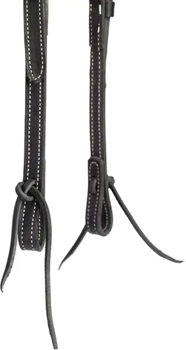 Vista 5 de Weaver Leather Black Latigo - Cabezada de cuero