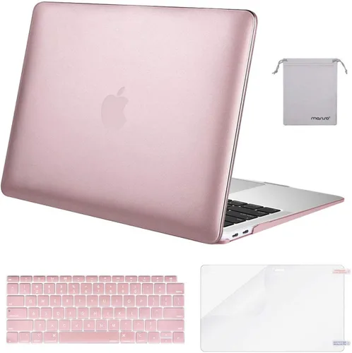 Vista 47 de MOSISO - Funda rígida y de plástico compatible con MacBook Air de 13 pulgadas versión 2022, 2021-2018, A2337 M1 A2179 A1932; con cubierta