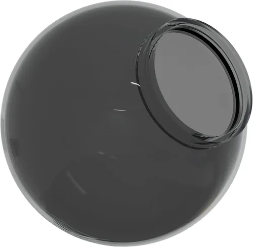 Vista 21 de KastLite Globo de poste de lámpara de acrílico prismático transparente de 8 pulgadas Textura prismática con cuello de ajuste de 3.91 pulgadas