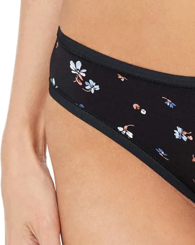 Vista 4 de Tienda Essentials - Calzones de algodón estilo bikini para mujer, paquete múltiple (disponibles en tallas extragrandes)