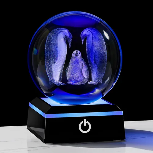 Vista 6 de Qianwei Regalos de mariposa para mujeres con bola de cristal 3D de 3.14" - 80mm, figuras de animales de cristal con láser, estatuas para decoración