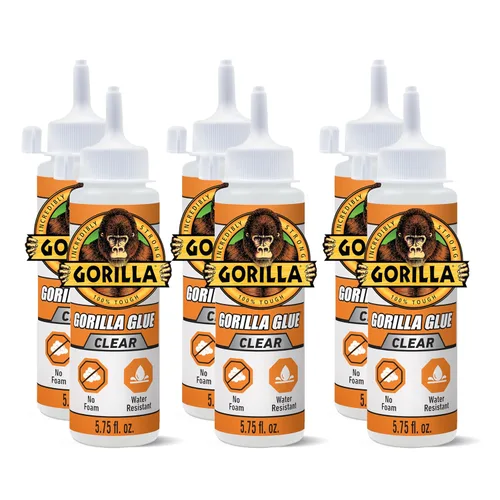 Vista 12 de Gorilla - Pegamento transparente, botella de 1.75 onzas (paquete de 1) - Cristal claro, para todo uso y resistente al agua