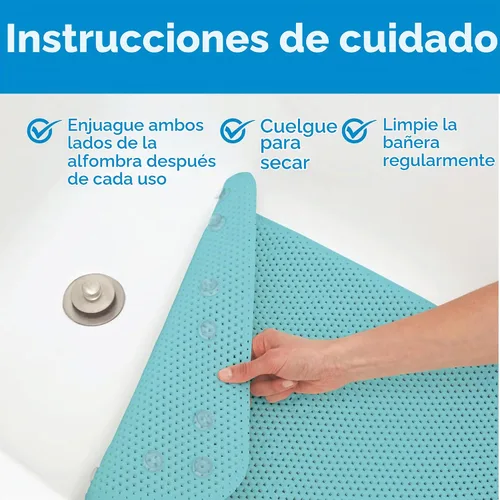 Vista 8 de Duck Brand 393477 Softex Tapete para baño 17 pulgadas x 36 pulgadas, 393478