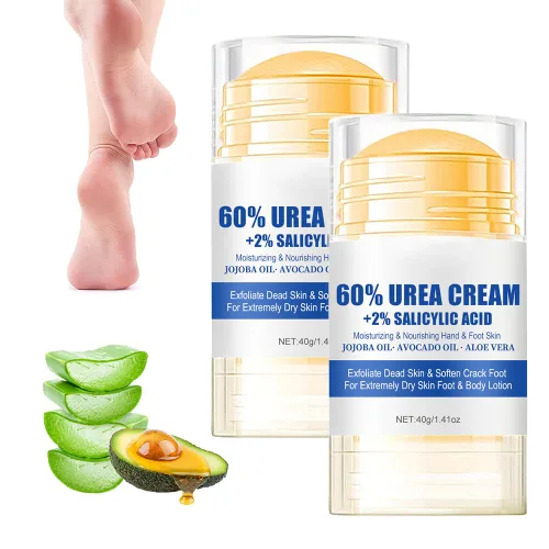 Vista 7 de Crema Hidratante y Anti-Grietas para Pies con 60% de Urea, Crema Hidratante y Relajante para Pies Mejorada 2025 y Alivia la Grieta y Sequedad, Crema