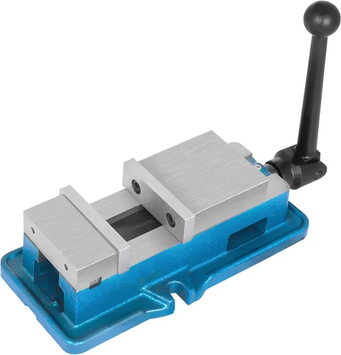 Vista 9 de Happybuy - Tornillo de banco para fresado de 3 pulgadas, tornillo de banco de hierro dúctil de precisión con bloqueo, tornillo de banco resistente