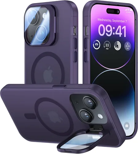 Vista 47 de VOFATA [Protección Completa Mejorada de la Cámara] para Funda iPhone Air con Cubierta de Cámara con Soporte [Compatible con MagSafe][Protección