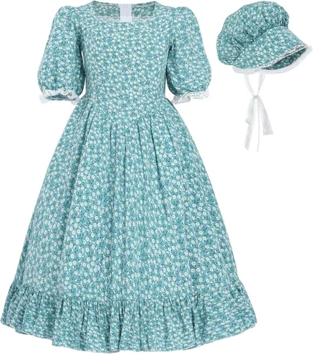 Vista 63 de Nuoqi - Vestidos de pionera para niñas, disfraz colonial