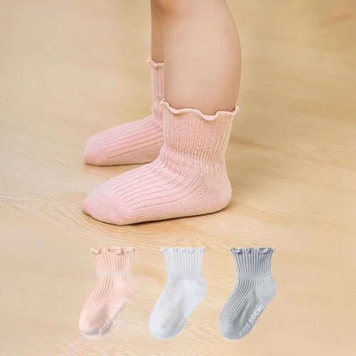 Vista 43 de Calcetines tobilleros antideslizantes para bebé, paquete de 12 para niños y niñas, calcetines de algodón para bebés Animal1