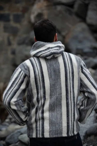 Vista 4 de Gamboa Alpaca Sweater for Men Alpaca Sweater Men's Alpaca Sweaters Mens Wool Sweater Wool Cardigan for Men