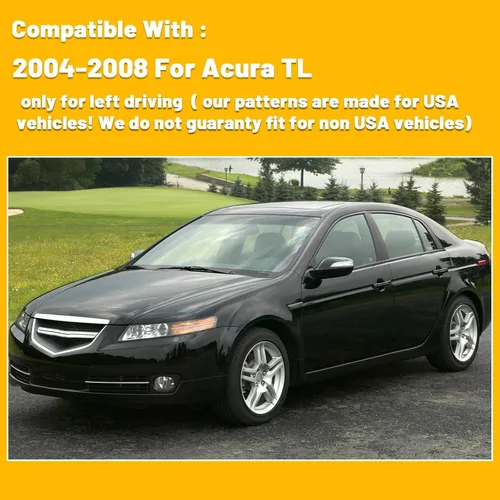 Vista 6 de Tapete para tablero con cubierta para salpicadero, antideslizante, personalizado, compatible con Acura TL 2004 2005 2006 2007 2008, protector