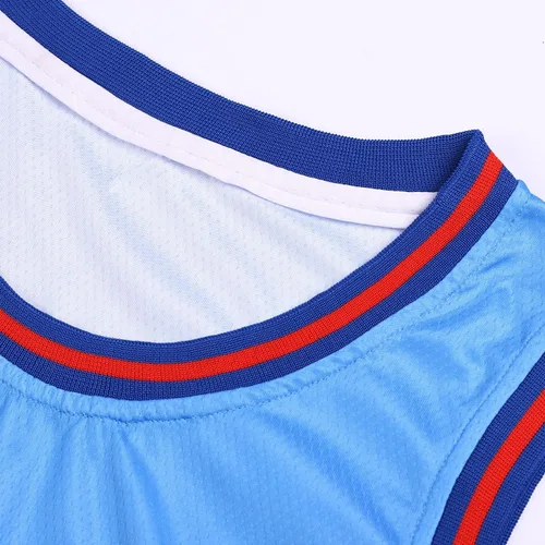 Vista 4 de Camiseta de baloncesto unisex de los años 90 para hombre, ropa cosida de hip hop, para fiesta, #1, camiseta de película espacial para Halloween X-max