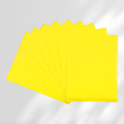 Vista 2 de 100 PCS Bolsas de Regalo Pequeñas Amarillas, Bolsas de Mercancía de 6"x8" para Pequeñas Empresas, Bolsas de Golosinas Bolsas de Favor de Fiesta