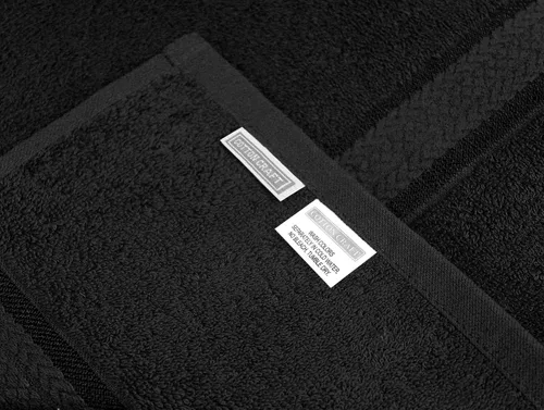Vista 6 de Cotton Craft colección juego de 2 piezas ultra suaves, tamaño grande, 100% algodón, toalla de baño Oversized 35x70 inches Black Bath Sheet Towel