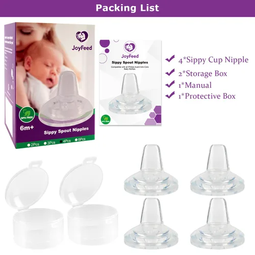 Vista 8 de Tetinas de vaso para biberones Philips Avent anticólicos para bebés, boquilla de silicona de grado alimenticio, pezón suave de flujo variable, 6