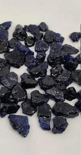 Vista 6 de Krishiv Exports - Piedra natal de zafiro azul crudo zafiro azul crudo y zafiro en bruto de septiembre 10 piezas de 10 a 15 milímetros