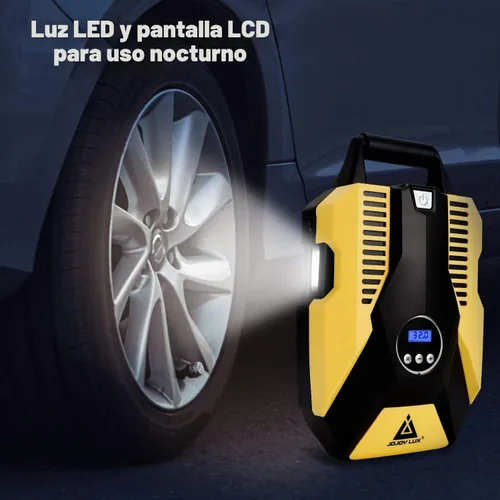 Vista 4 de Inflador digital de neumáticos de 12 V CC Bomba de compresor de aire portátil para neumáticos de automóvil, apagado automático de 150 PSI