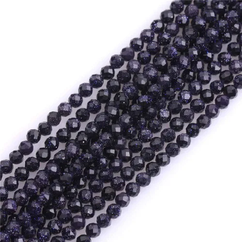 Vista 17 de GEM-Inside Cuentas espaciadoras redondas facetadas de gemas de lapislázuli azul natural semipreciosas de 2mm para hacer joyas 15