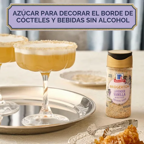 Vista 11 de McCormick Bridgerton - Azúcar de acabado, vainilla de lavanda, edición limitada, notas florales de lavanda, sabor a vainilla suave, para pasteles